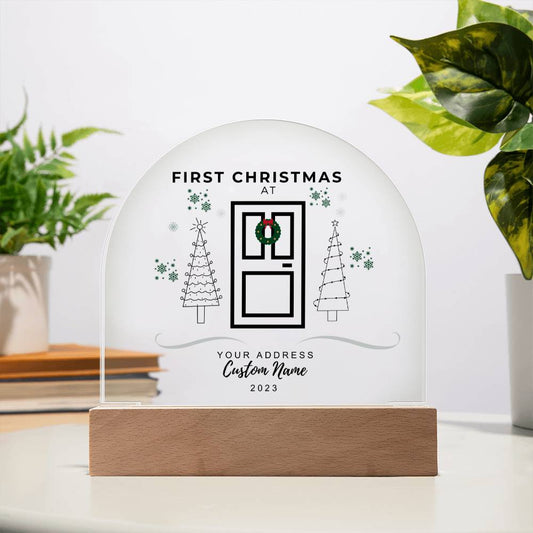 Personalized First Christmas - New Home Gift