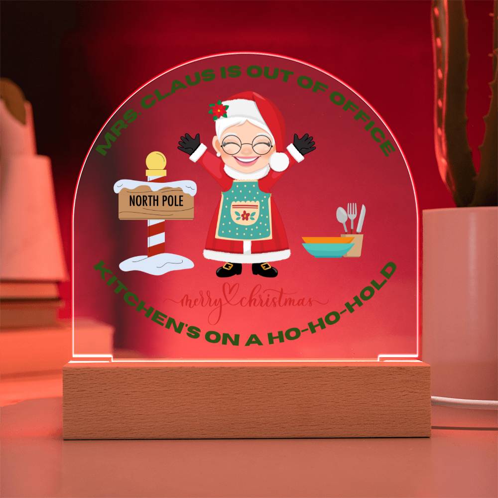 Mrs. Claus Is Out Of Office, Kitchen's On a Ho-Ho-Hold
