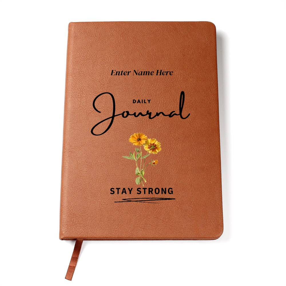 Stay Strong Personalized Journal
