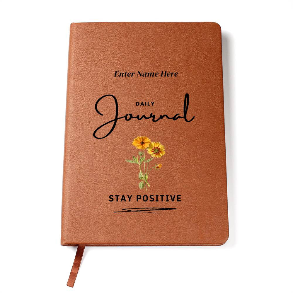 Stay Positive Personalized Journal