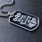 Dad Thank You For Being My Hero - Military Ball Chain