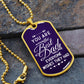 You Are The Best Dad Everyone Wishes They Had - Military Ball Chain