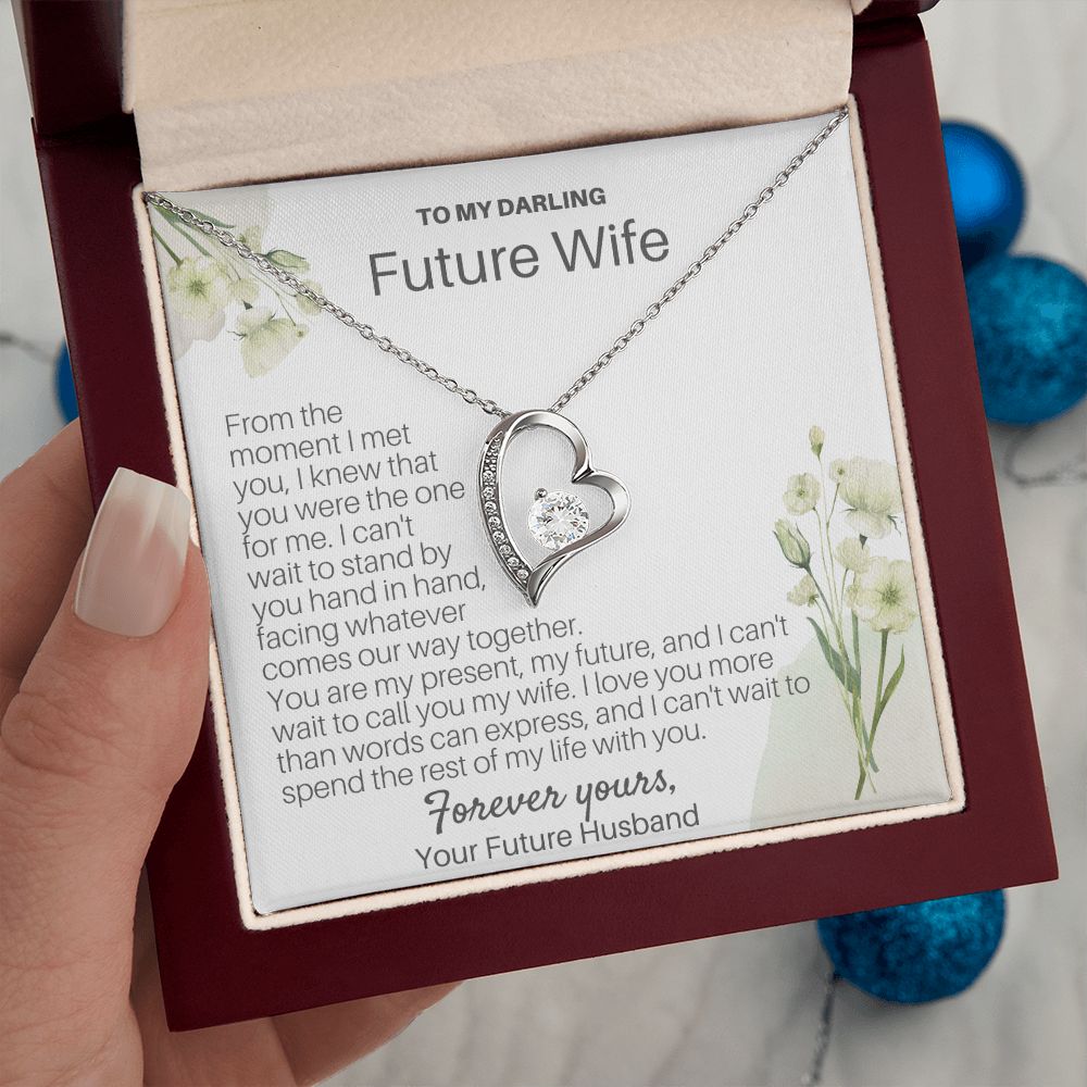 Fiance Gift for Her, Future Wife Necklace, Future Mrs Gift, My Future Wife,  Fiancee Jewelry - Etsy
