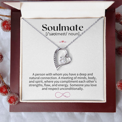Soulmate - Compliment Each Other's Strengths - Forever Love Necklace