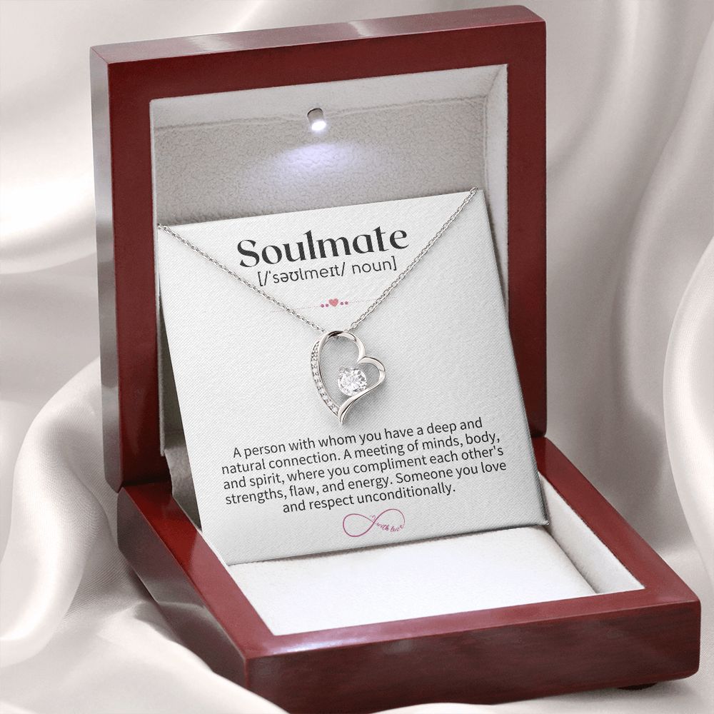 Soulmate - Compliment Each Other's Strengths - Forever Love Necklace