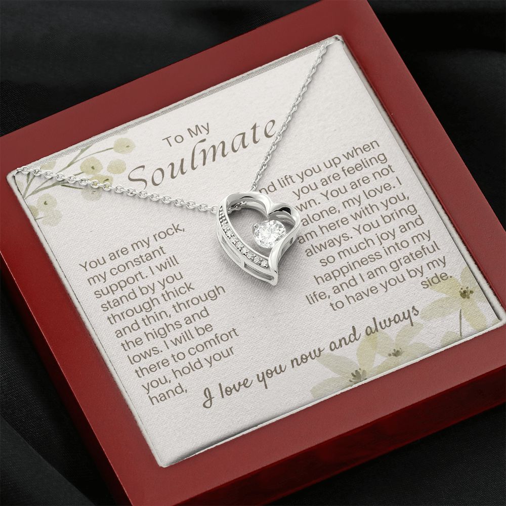 To My soulmate Forever Love Necklace