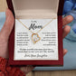 Mom - You Are the world FL Necklace - Gold _ Luxury Box (w/LED)