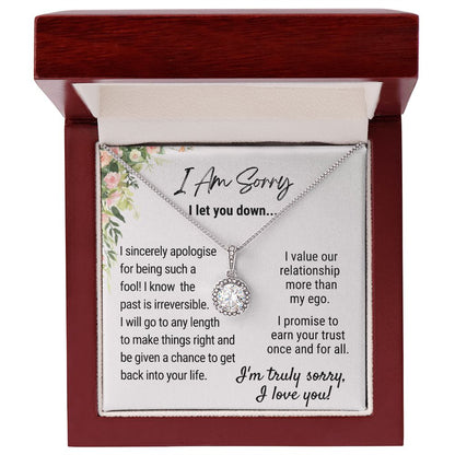 I Value Our Relationship More Than My Ego - Eternal Hope Necklace - Mahogany Lux Box (w/LED)