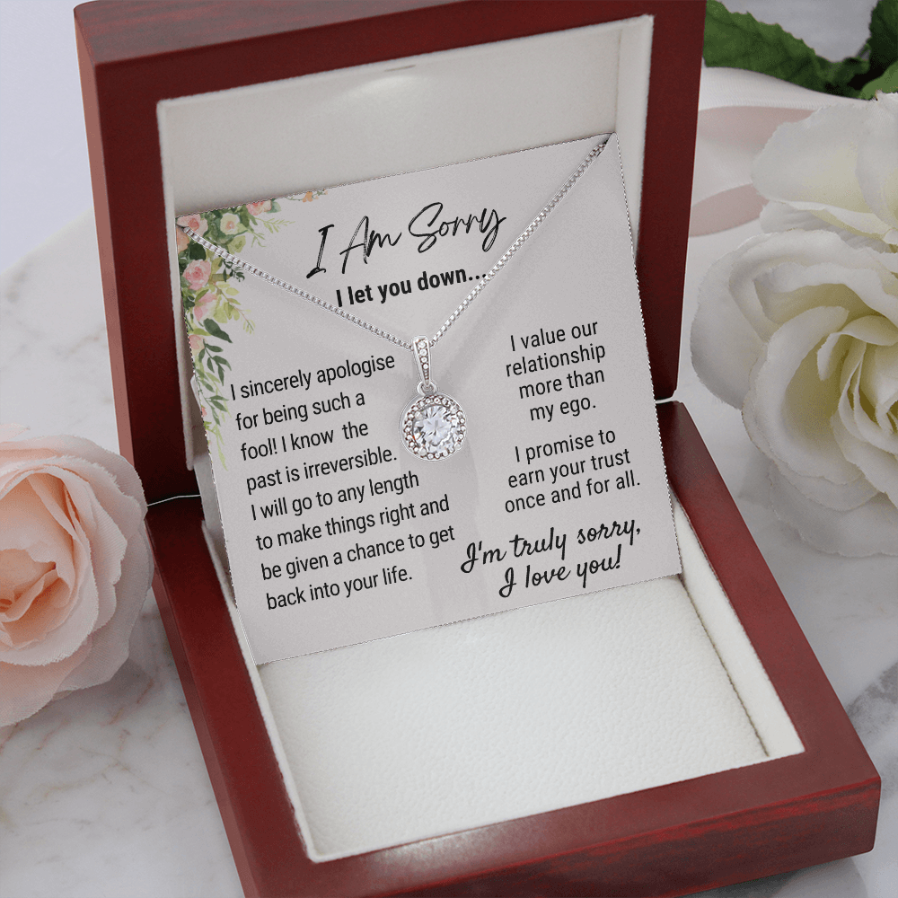 I Value Our Relationship More Than My Ego - Eternal Hope Necklace - Mahogany Lux Box (w/LED)
