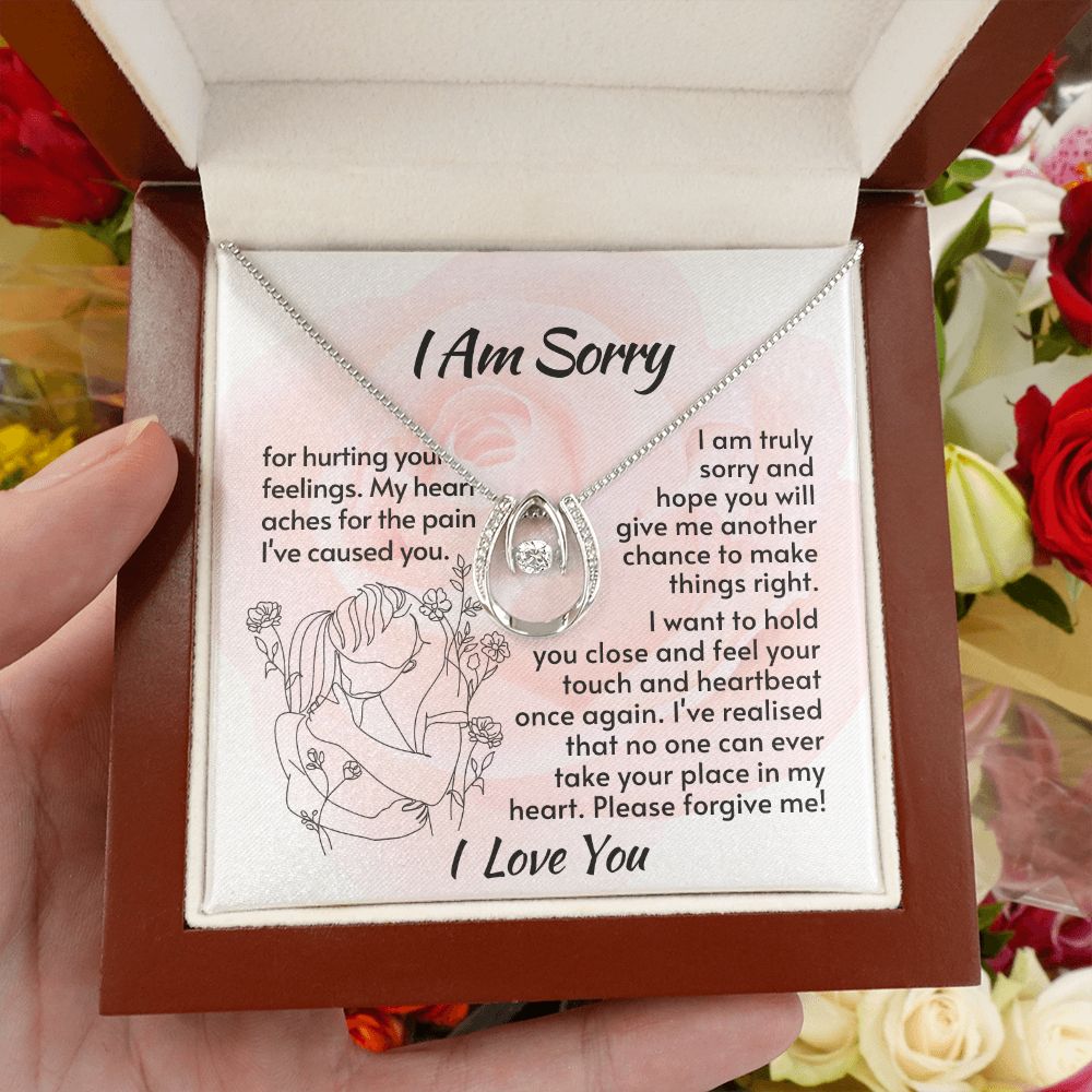 I Am Sorry For Hurting You - Forgive Me!- Mahogany Box (w/LED)