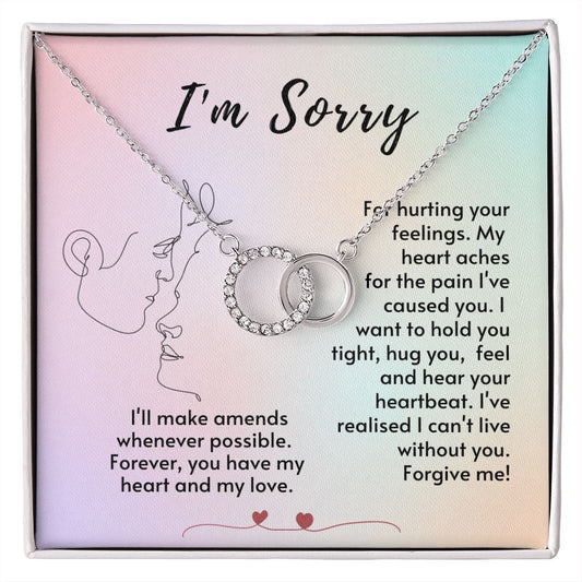 I'm Sorry - Perfect Pair Necklace - Standard Box