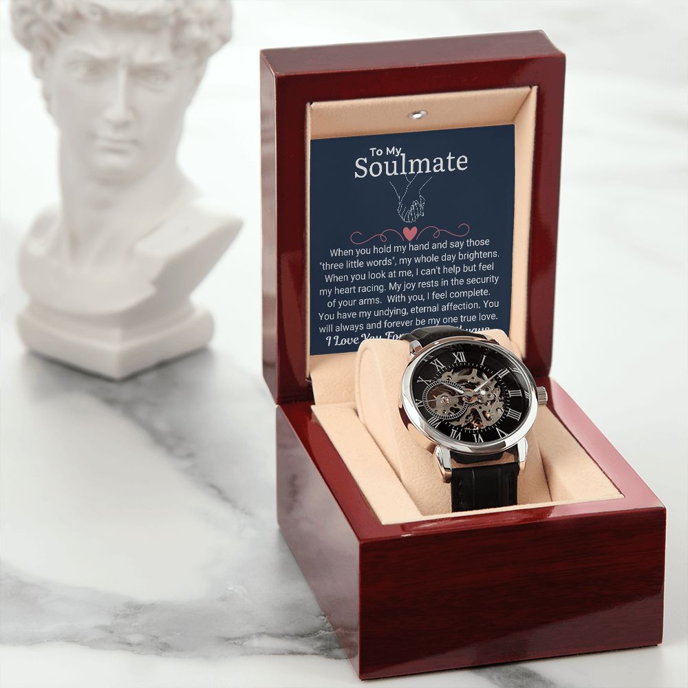 My Best Friend My Love Bug My Soul-Mate Wooden Watch - Friend Gift -  Berkley Rose Collection