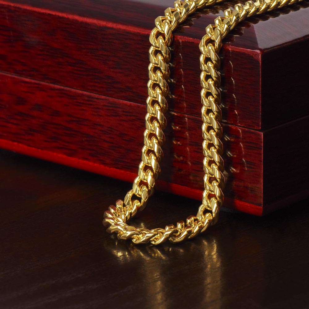 14k Yellow gold Cuban Chain Necklace