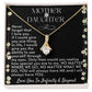 Mother & Daughter - You Will Always Have Me AB Necklace - Gold- Standard Box