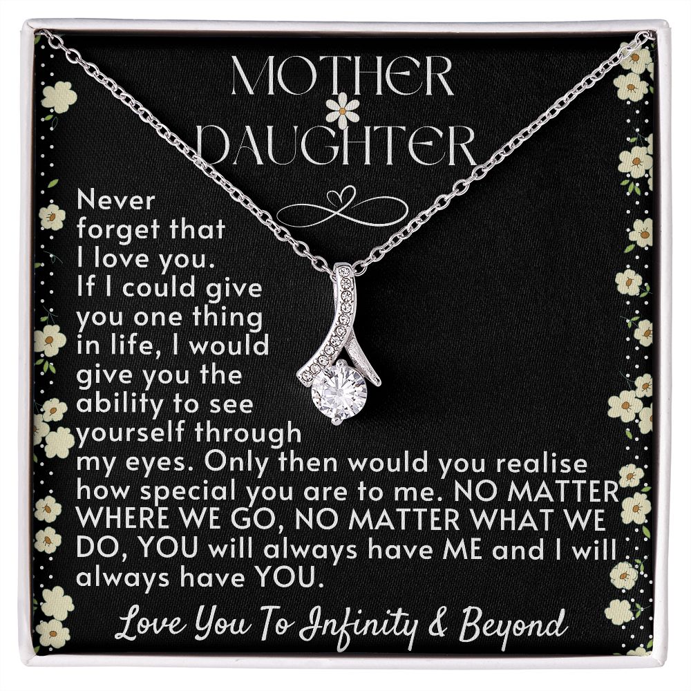 A daughter is a special gift card, necklace, & earrings gift set | Blue  Spruce Market