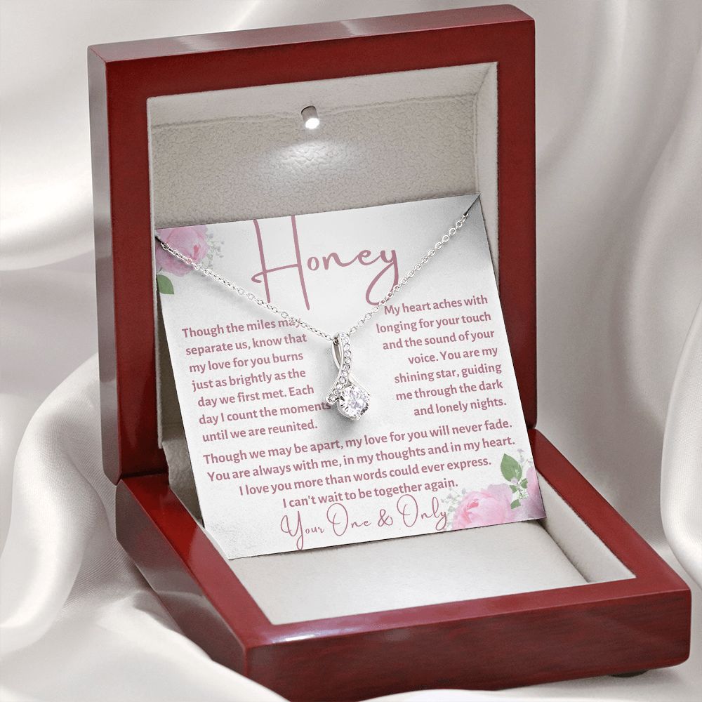 Flame of Love - Alluring Beauty Necklace - Luxury Box (w/LED)