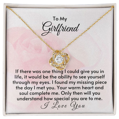 To My Girlfriend - Your Warm Heart & Soul Complete Me - Gold Standard Box