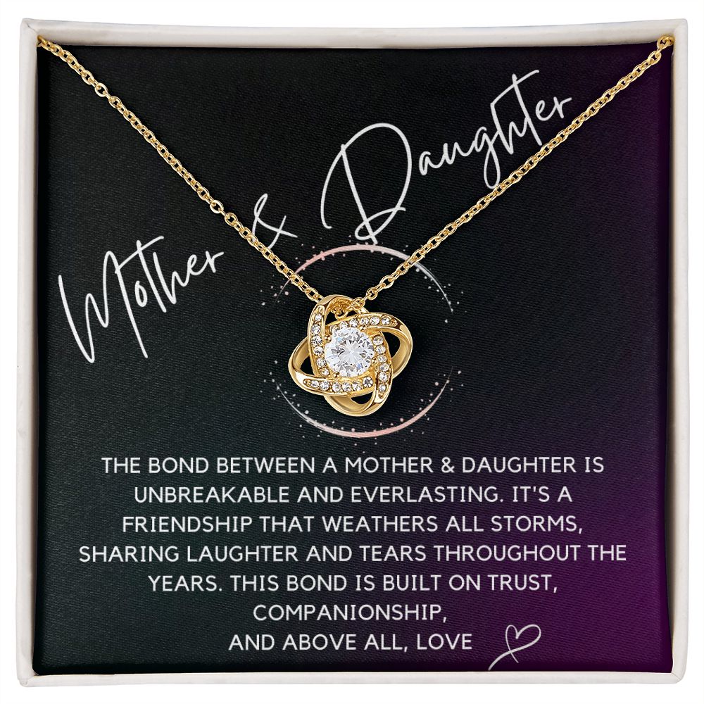 Mother & Daughter - An Unbreakable & Everlasting Bond LK Necklace-MD006