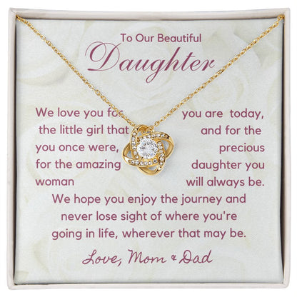 To Our Beautiful Daughter - You Are Amazing - Yellow Gold - Standard Box