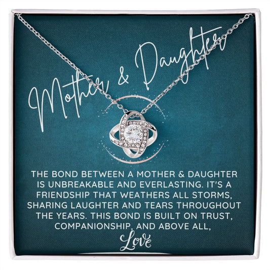 Mother & Daughter - An Unbreakable & Everlasting Bond LK Necklace-MD004