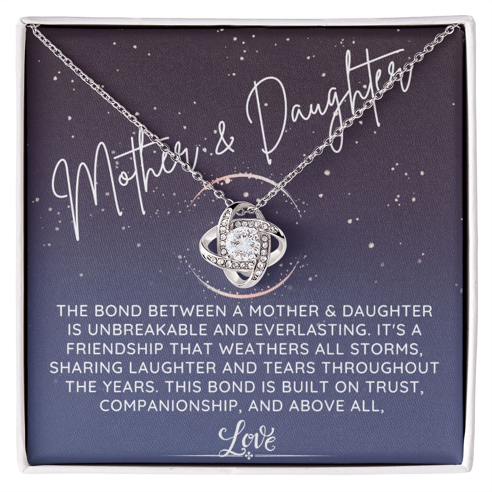 Mother & Daughter - An Unbreakable & Everlasting Bond LK Necklace-MD005