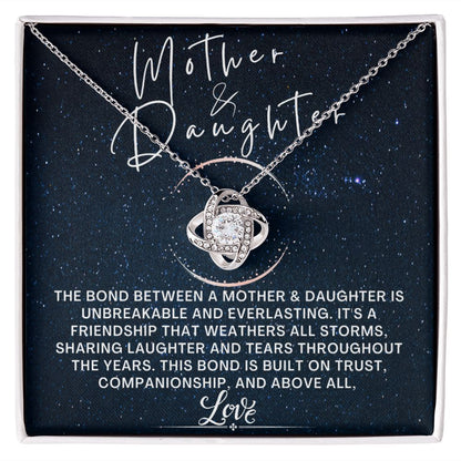 Mother & Daughter - An Unbreakable & Everlasting Bond LK Necklace-MD003