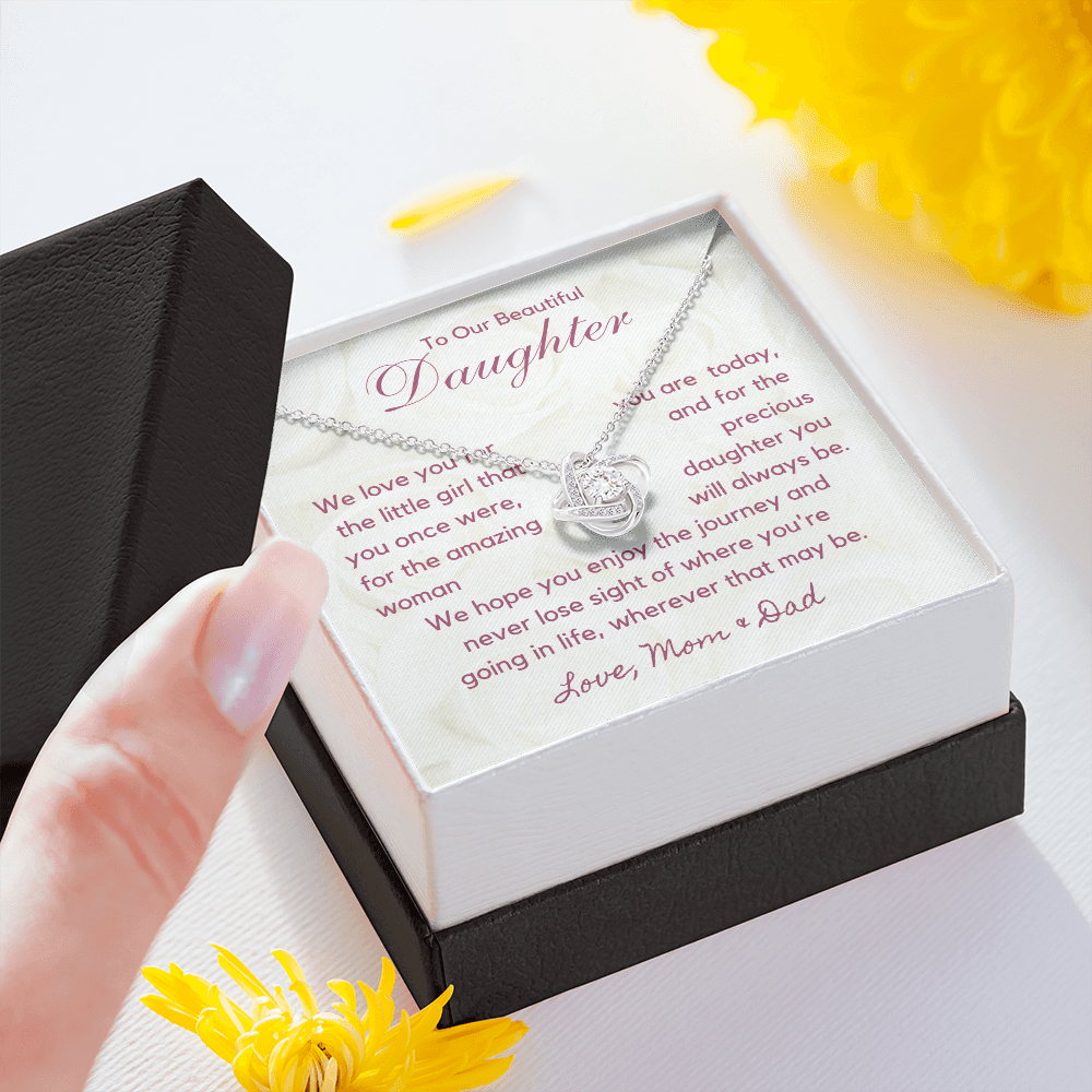 To Our Beautiful Daughter - You Are Amazing - White Gold - Standard Box
