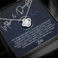 Mother & Daughter - An Unbreakable and Everlasting Bond  LK Necklace - Silver - Standard Box