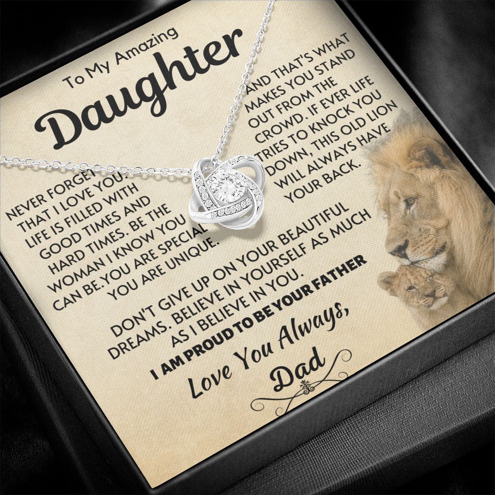 Do Your Best - Daughter Necklace - Gift from Mom or Dad - Birthday, Gr –  Liliana and Liam