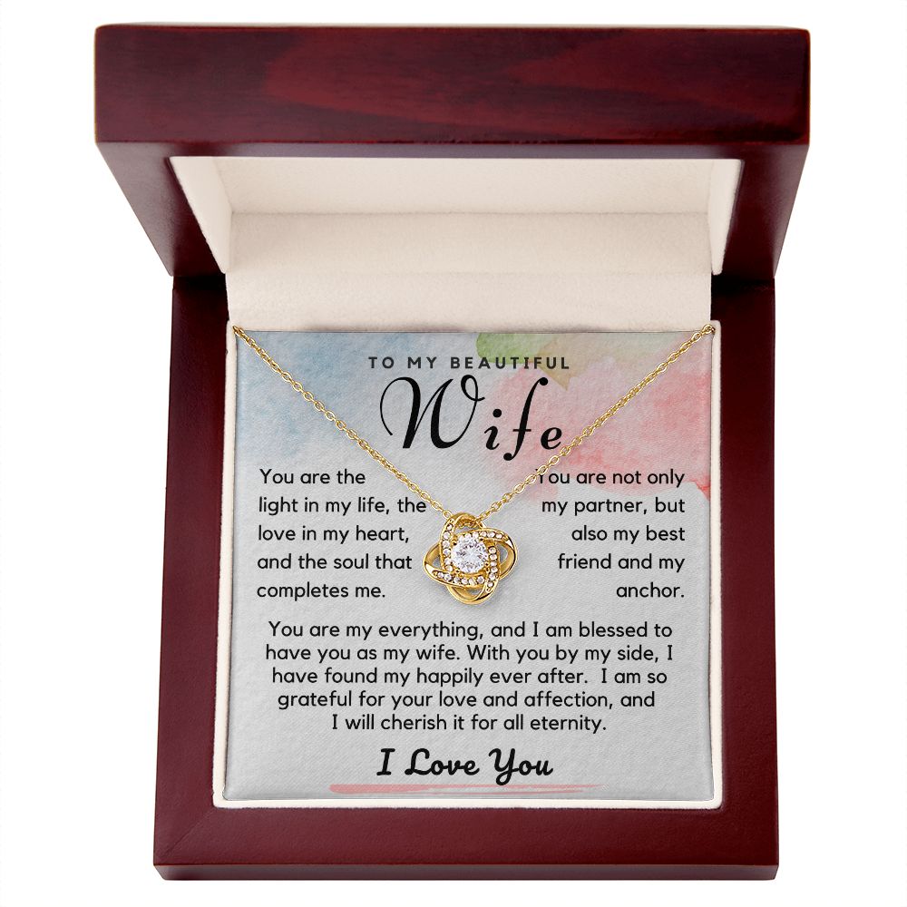 Wife - You are the Love In My Heart - Gold - Lux Box (w/LED)