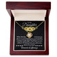 I Love You with Every Beat of My Heart Necklace - Gold - Mahogany Lux Box (w/LED)
