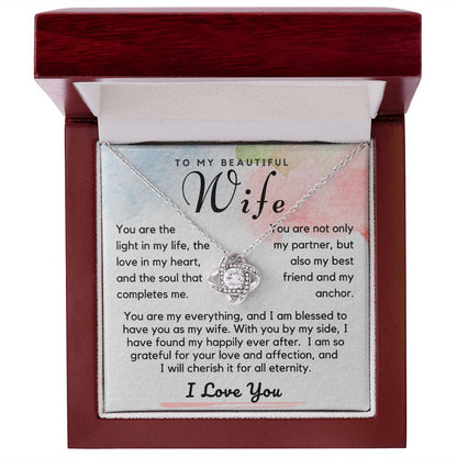 Wife - You are the Love In My Heart - silver - Lux Box (w/LED)