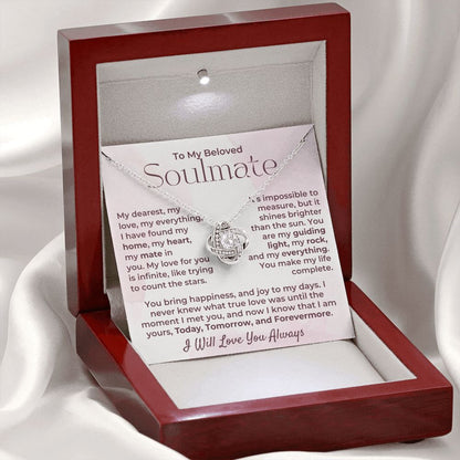 Soulmate - You Are My Guiding Light and Rock - Silver - Lux Box (w/LED)