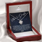 Mother & Daughter - An Unbreakable and Everlasting Bond  LK Necklace - Silver - Luxury Box (w/LED)