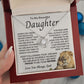 Beautiful Daughter - Proud Dad LK Necklace - D2D004
