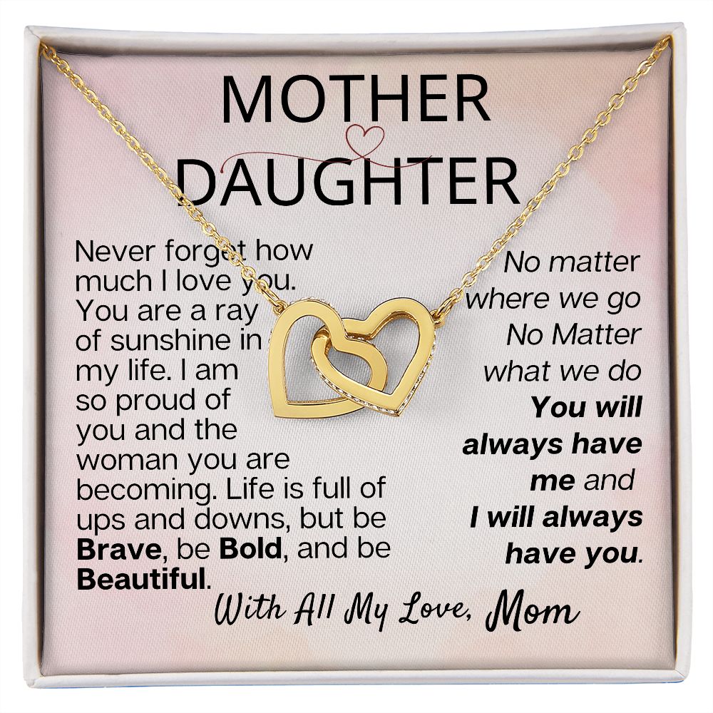 Mother & Daughter - Always Have Each Other IH Necklace - gold - Standard Box