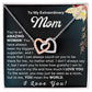 Mom - You Are My World IH Necklace - Silver - Standard Box