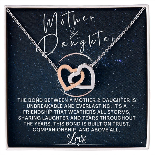 Mother & Daughter - A Bond Built On Trust & Love Necklace - Silver - Standard Box