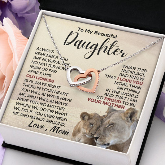 Daughter - You Will Always Have Me IH Necklace - Silver -Standard Box