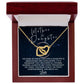 Mother & Daughter - A Bond Built On Trust & Love Necklace - Gold- Luxury Box (w/LED)