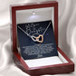 Mother & Daughter - A Bond Built On Trust & Love Necklace - Silver - Luxury Box (w/LED)