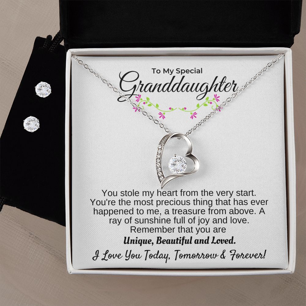 To Granddaughter- Near or apart Necklace, Gift for Granddaughter, From –  Sophistiquee Designs