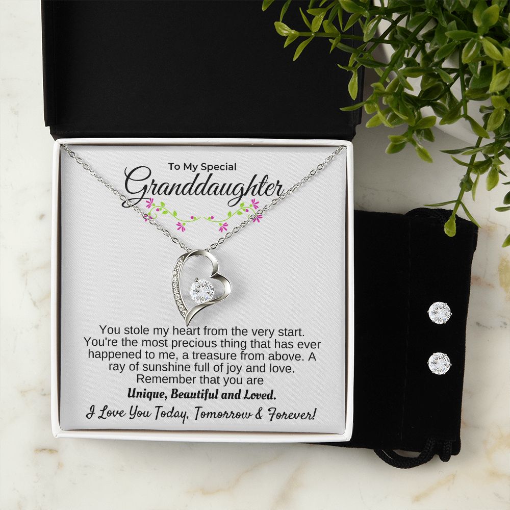 Valentine's Day Gift for Granddaughter Necklace: Valentine's Day, Birthday,  Christmas, Thank You, Love You Present - Dear Ava