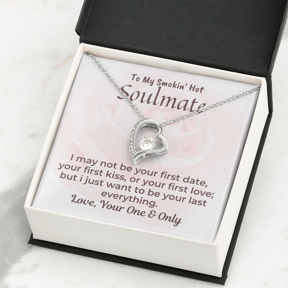 Smokin' Hot Soulmate - Forever Love Necklace - 14k white gold - Standard Box