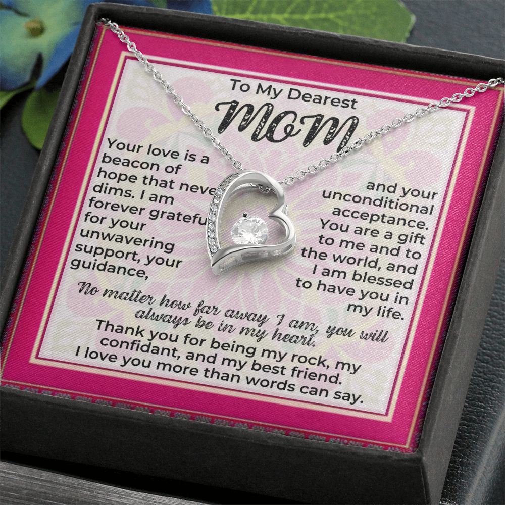 Mom Your love is a beacon of  hope - FL Necklace - Standard Box