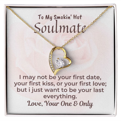 Smokin' Hot Soulmate - Forever Love Necklace - 18k yellow gold - Standard Box