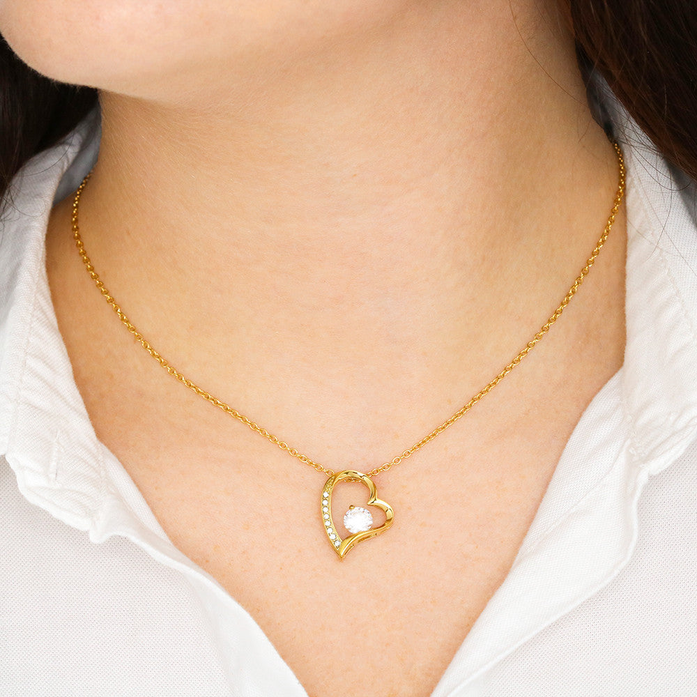 Forever Love Necklace Gold